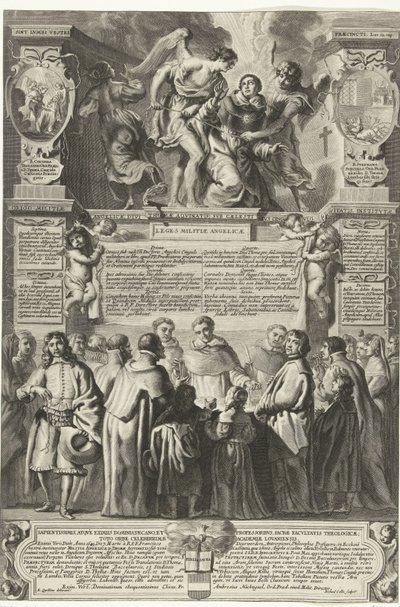 Establishment of the Brotherhood Militia Angelica Thomae Aquinatis, 1649 by Richard Collin