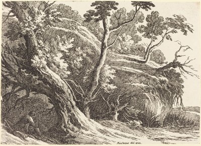 Landscape with Large Trees by Richard Cooper II