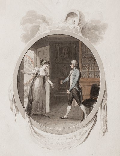 Miss Darnford Bringing to Mr. B the News of the Birth of a Son, Illustration for 