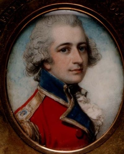 Portrait miniature of Captain, The Hon, Edmund Phipps by Richard Cosway