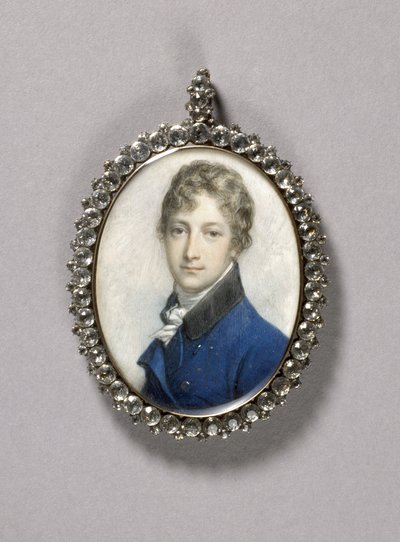 Portrait Miniature of John Norris of Hughenden by Richard Cosway