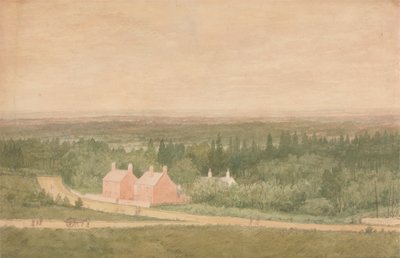 Landscape with Cottages, Broadmoor by Richard Dadd