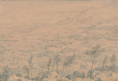 Reminiscence of Mountain Scenery in Caria, near Mylasa, Asia Minor by Richard Dadd
