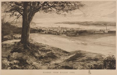 Dundee from Balgay by Richard Davidson Winter