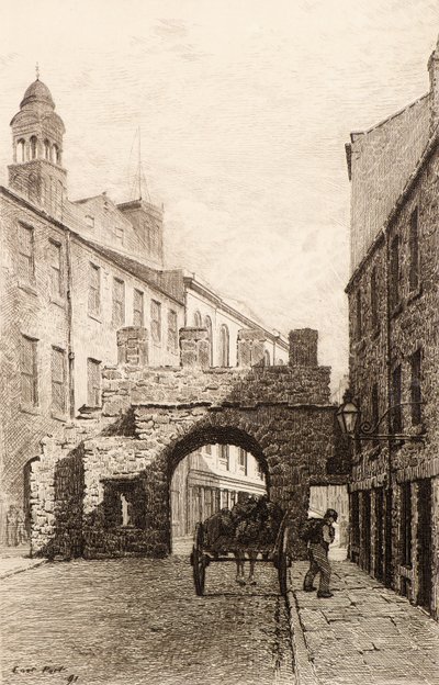 East Port or Cowgate Port by Richard Davidson Winter