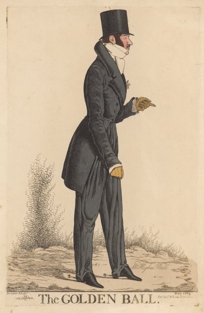 Edward Hughes Ball Hughes; The Golden Ball by Richard Dighton