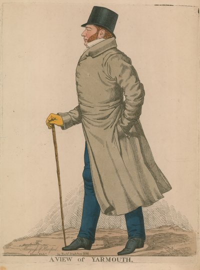 Francis Charles Seymour-Conway, 3rd Marquess of Hertford; A view of Yarmouth by Richard Dighton