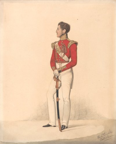 Lord Henry Charles Capel Somerset, 5th Light Infantry - Cheltenham by Richard Dighton