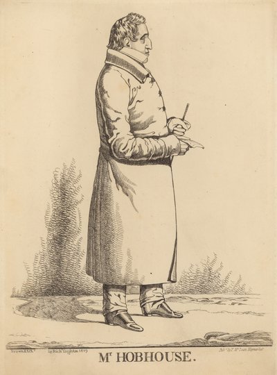 Mr Hobhouse by Richard Dighton
