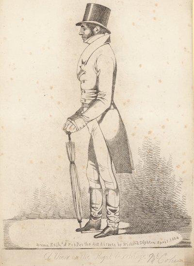Richard Thornton; A View on the Royal Exchange by Richard Dighton