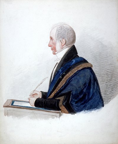 Samuel Wilson, Lord Mayor 1838 by Richard Dighton