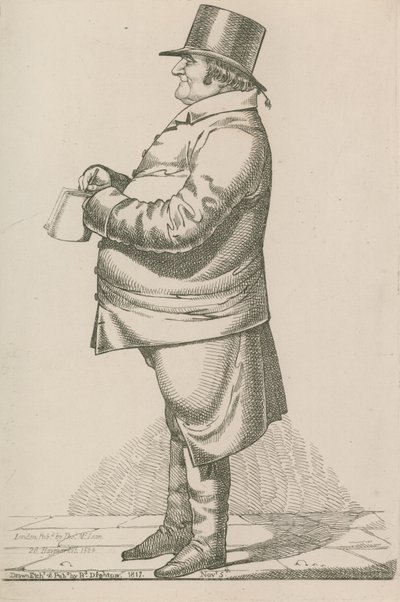 Unidentified gentleman by Richard Dighton