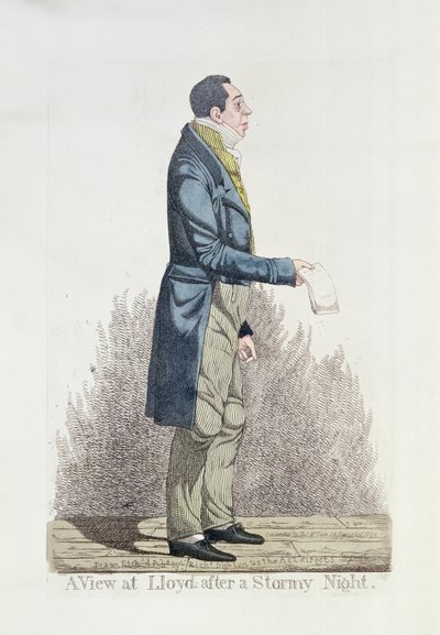 View at Lloyds after a Stormy Night, 1824 by Richard Dighton