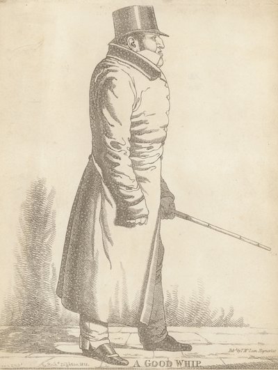 William Philip Molyneux, 2nd Earl of Sefton; A good whip by Richard Dighton