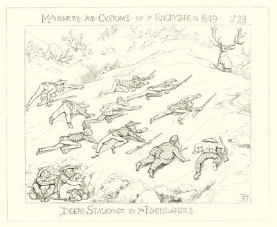 Deer Stalking in the Highlands (1849) by Richard Doyle