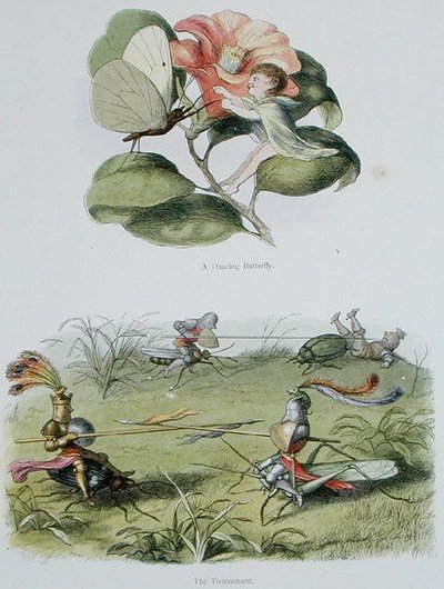 A Dancing Butterfly, and The Tournament, illustrations from 