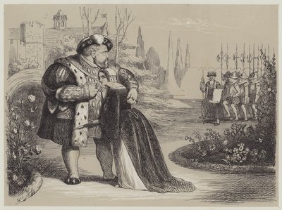 Critical moment in the Life of Catherine Parr by Richard Doyle
