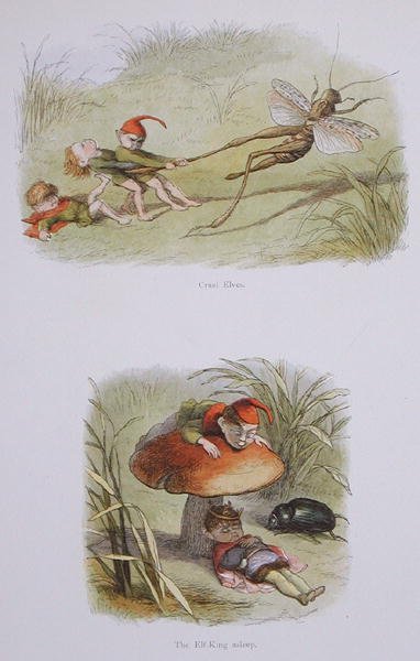 Cruel Elves, and The Elf-King Asleep, illustrations from 
