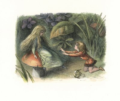 Elf Prince Rejected by a Fairy on a Toadstool by Richard Doyle
