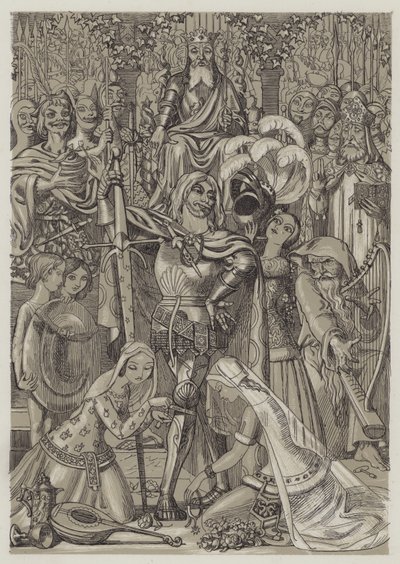 First Knight of the Garter by Richard Doyle