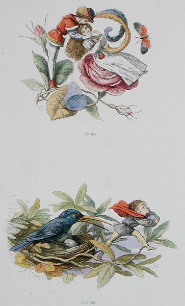 Flirting, and Stealing, Illustrations from 