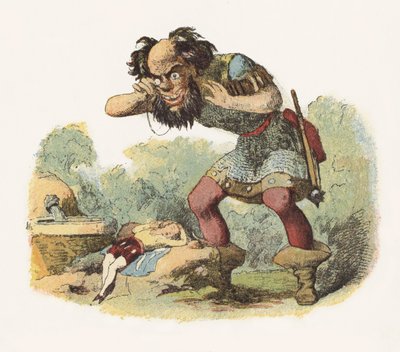 Illustration for Jack The Giant Killer by Richard Doyle