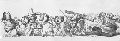 Italian Visitors to the Great Exhibition by Richard Doyle