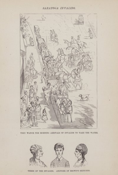 Page from The American Tour of Messrs Brown, Jones and Robinson by Richard Doyle