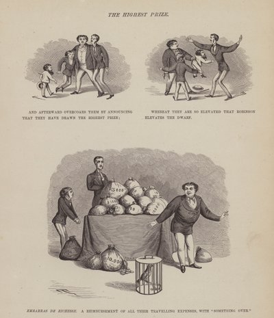 Page from The American Tour of Messrs Brown, Jones and Robinson (engraving) by Richard Doyle