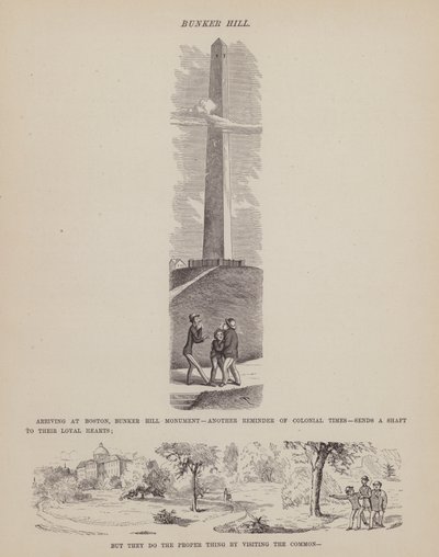 Page from The American Tour of Messrs Brown, Jones and Robinson by Richard Doyle