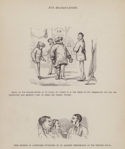 Page from The American Tour of Messrs Brown, Jones and Robinson by Richard Doyle