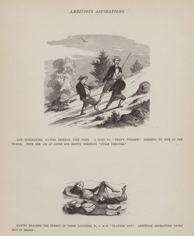 Page from The American Tour of Messrs Brown, Jones and Robinson by Richard Doyle