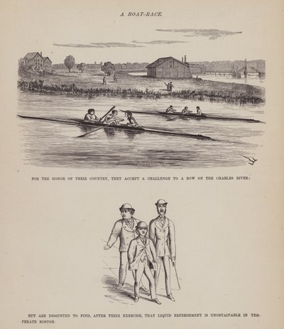 Page from The American Tour of Messrs Brown, Jones and Robinson by Richard Doyle