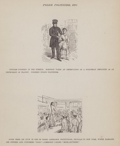Page from The American Tour of Messrs Brown, Jones and Robinson by Richard Doyle