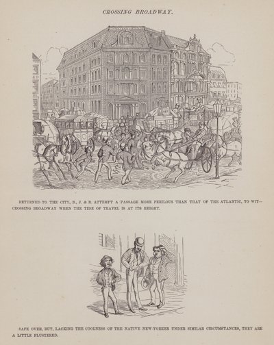 Page from The American Tour of Messrs Brown, Jones and Robinson (engraving) by Richard Doyle