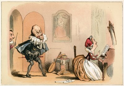 Queen Elizabeth I and the Scotch Ambassador by Richard Doyle