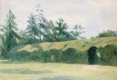 The Yew Parterre at Headfort House, County Meath by Richard Doyle