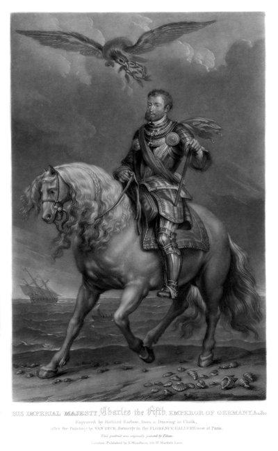 Charles V, King of Spain and Holy Roman Emperor by Richard Earlom