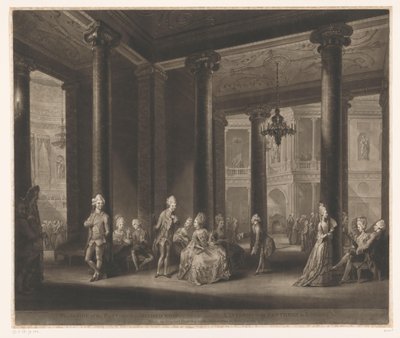 Interior of the Pantheon on Oxford Street in London by Richard Earlom