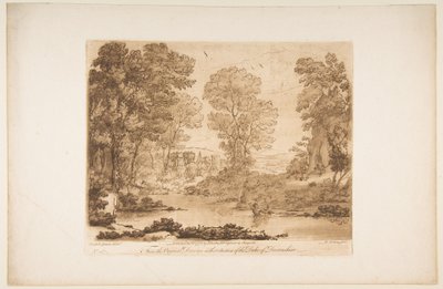 Landscape with Cupid and Psyche by Richard Earlom