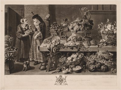 The Four Markets: The Fruit Market by Richard Earlom