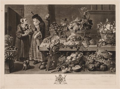 The Four Markets: The Fruit Market by Richard Earlom