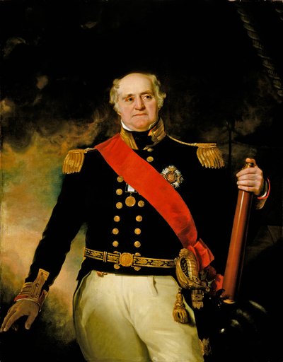 Sir Thomas Masterman Hardy, Vice-Admiral of the Blue (1769-1839) by Richard Evans