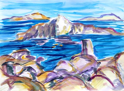 Rocks and Reflections, 2019 by Richard Fox