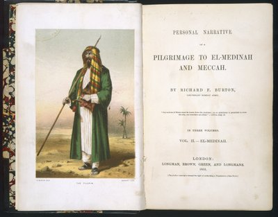Title Page to Richard F. Burton, 