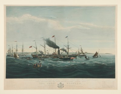 In Commemoration of the Establishment of Steam Navigation between Great Britain and America by Richard Gilson Reeve