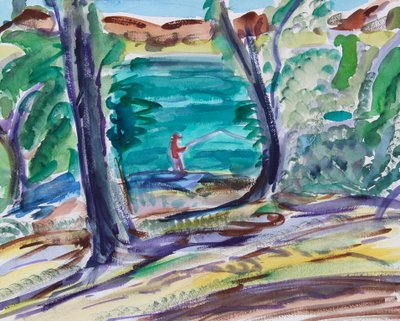 Fishing at Lake Herman by Richard H. Fox