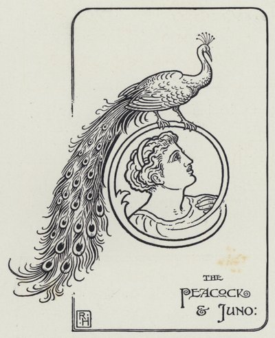 The Peacock And Juno by Richard Heighway