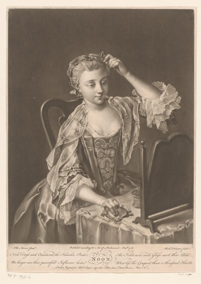 Young Woman at Her Dressing Table by Richard Houston