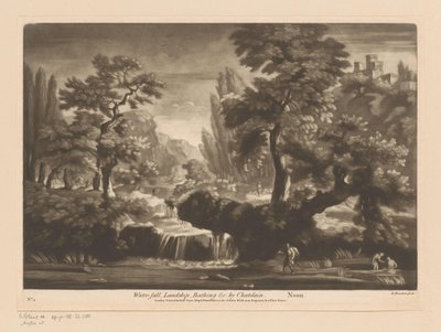 Landscape with Waterfall by Richard Houston